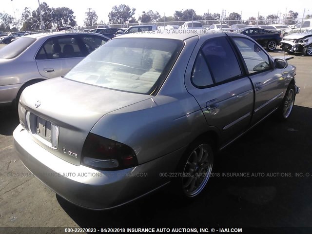 3N1CB51D32L632084 - 2002 NISSAN SENTRA XE/GXE GRAY photo 4