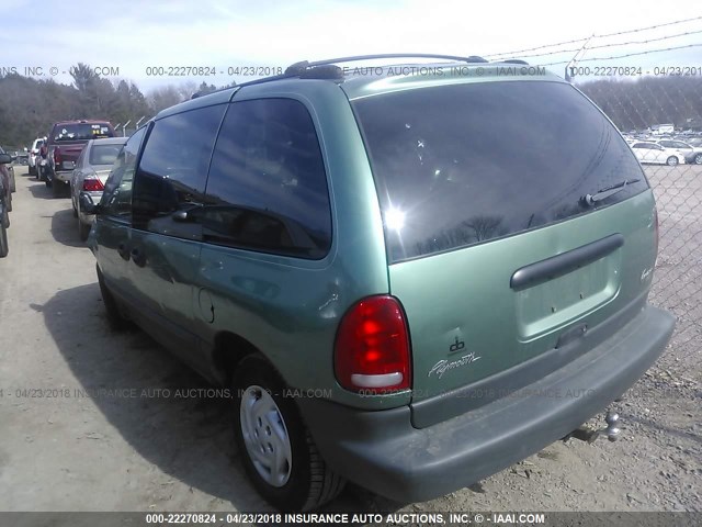 2P4GP45R1WR697861 - 1998 PLYMOUTH VOYAGER SE/EXPRESSO GREEN photo 3