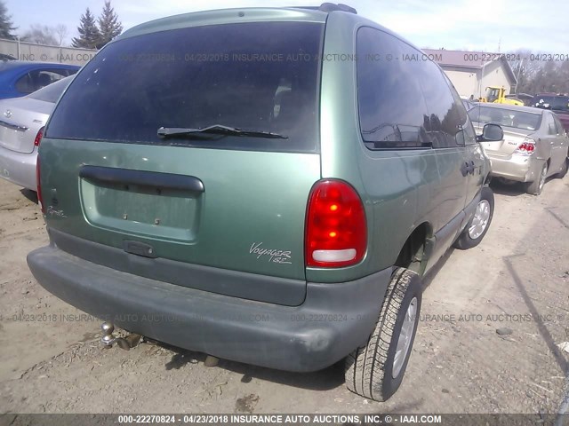 2P4GP45R1WR697861 - 1998 PLYMOUTH VOYAGER SE/EXPRESSO GREEN photo 4