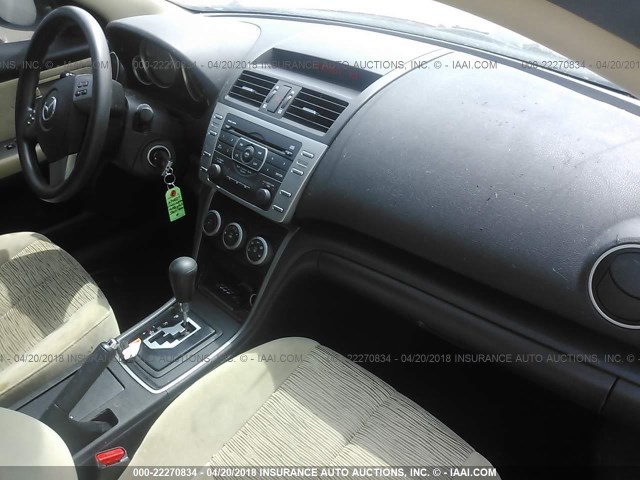 1YVHZ8BH6A5M48493 - 2010 MAZDA 6 I RED photo 5