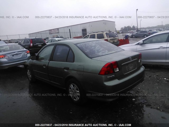 2HGES16324H577672 - 2004 HONDA CIVIC DX VP 绿色 照片 3