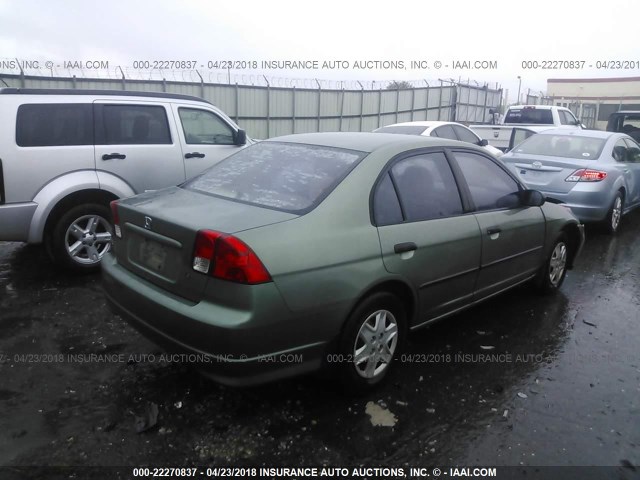 2HGES16324H577672 - 2004 HONDA CIVIC DX VP 绿色 照片 4