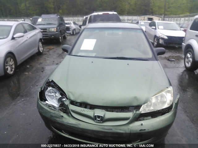 2HGES16324H577672 - 2004 HONDA CIVIC DX VP 绿色 照片 6
