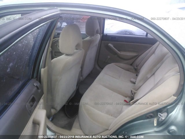 2HGES16324H577672 - 2004 HONDA CIVIC DX VP 绿色 照片 8