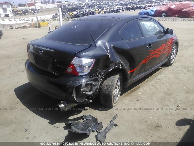 JTKDE167360137562 - 2006 TOYOTA SCION TC 黑色 照片 4
