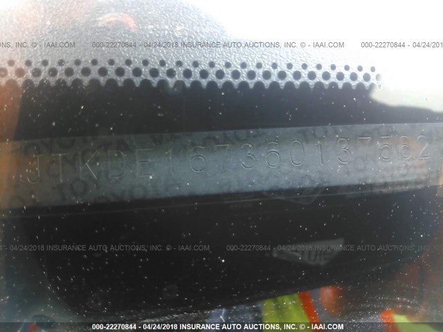 JTKDE167360137562 - 2006 TOYOTA SCION TC 黑色 照片 9