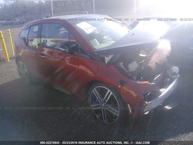 WBY1Z4C54FV501525 - 2015 BMW I3 REX ORANGE photo 1