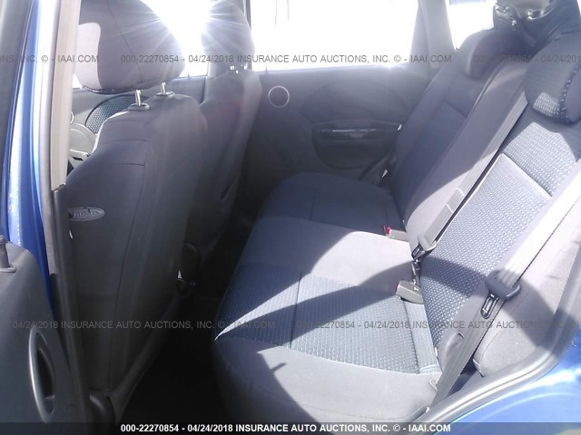 KL1TD66638B270802 - 2008 CHEVROLET AVEO LS BLUE photo 8