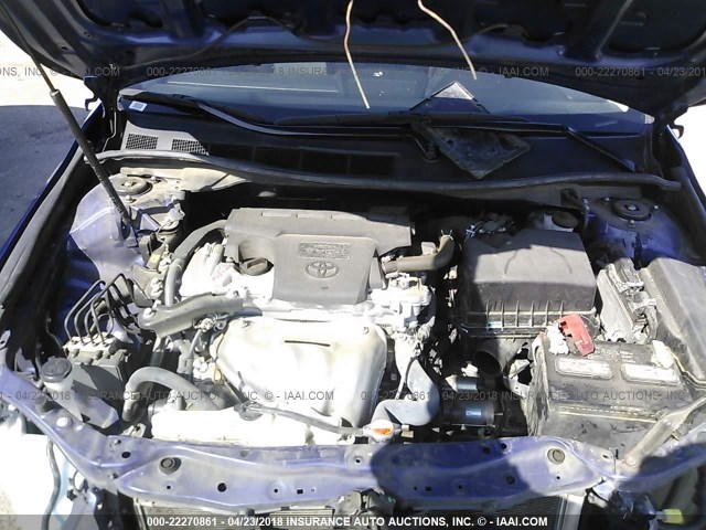 4T1BF1FK6GU564756 - 2016 TOYOTA CAMRY LE/XLE/SE/XSE ლურჯი ფოტო 10