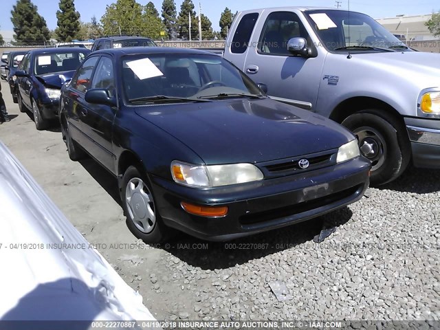 1NXBB02E4VZ531659 - 1997 TOYOTA COROLLA DX GREEN photo 1