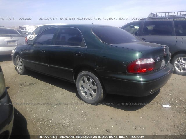 1YVGF22C715240998 - 2001 MAZDA 626 ES/LX GREEN photo 3