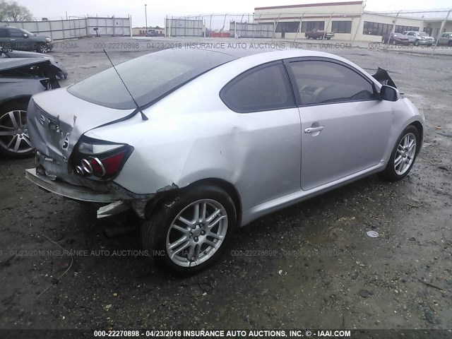 JTKDE3B76A0305463 - 2010 TOYOTA SCION TC 银色 照片 4