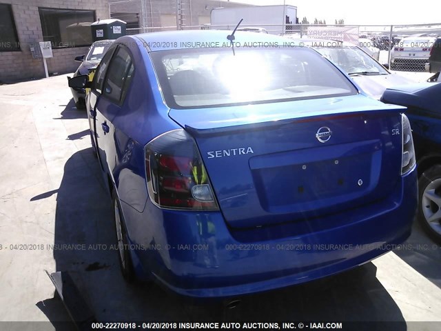 3N1AB6AP9CL730481 - 2012 NISSAN SENTRA 2.0/2.0S/SR/2.0SL BLUE photo 3