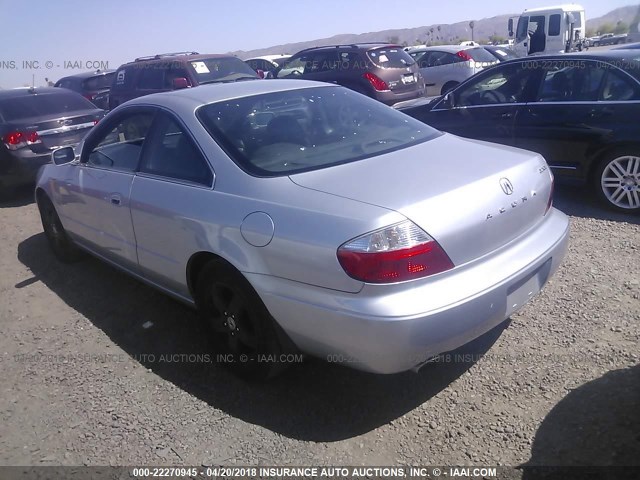 19UYA42463A003640 - 2003 ACURA 3.2CL SILVER photo 3