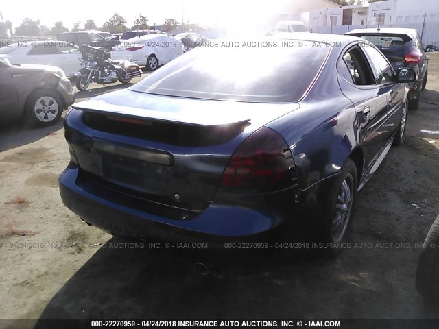 2G2WS522241370087 - 2004 PONTIAC GRAND PRIX GT2 BLUE photo 4