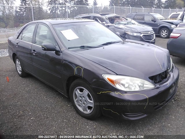 4T1BF32K72U509596 - 2002 TOYOTA CAMRY LE/XLE/SE BLACK photo 1