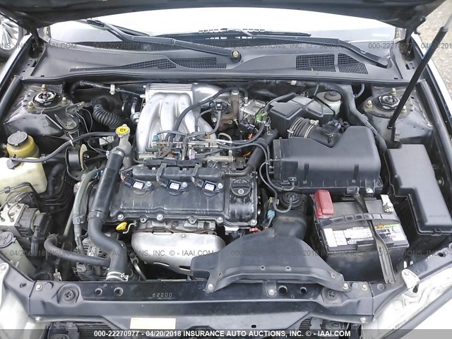 4T1BF32K72U509596 - 2002 TOYOTA CAMRY LE/XLE/SE BLACK photo 10