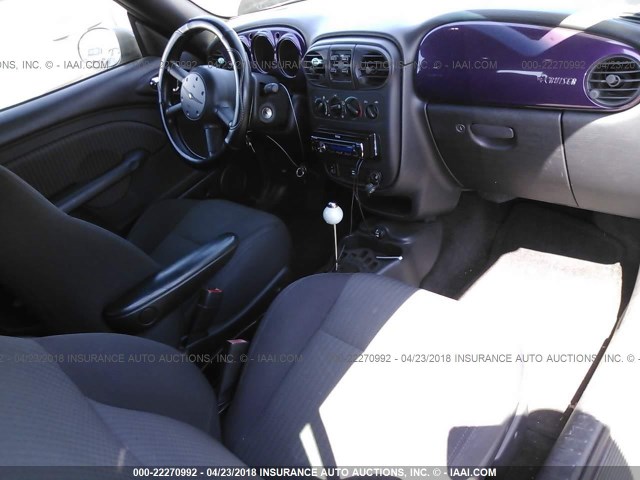 3C3EY55E85T284069 - 2005 CHRYSLER PT CRUISER TOURING PURPLE photo 5