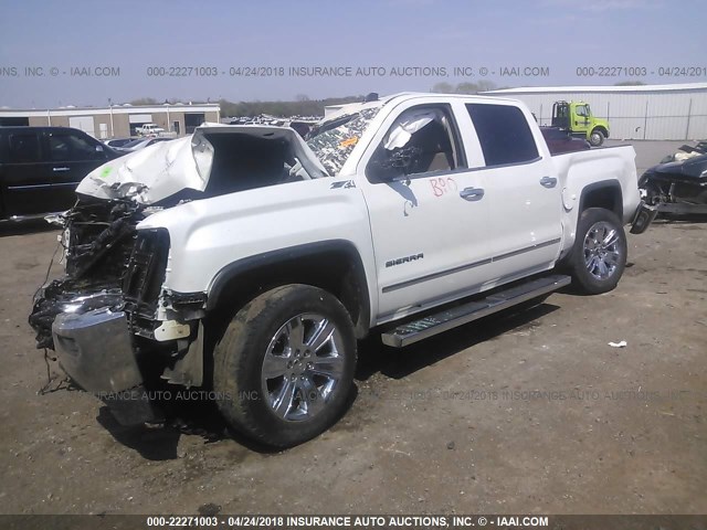 3GTU2NEJ1HG247366 - 2017 GMC SIERRA K1500 SLT WHITE photo 2