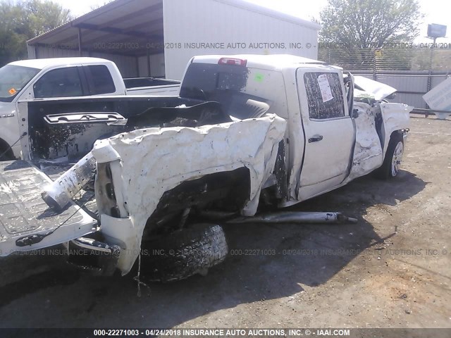 3GTU2NEJ1HG247366 - 2017 GMC SIERRA K1500 SLT WHITE photo 4