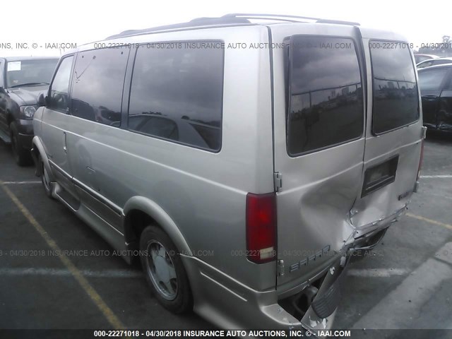 1GKDM19W9WB513297 - 1998 GMC SAFARI XT BROWN photo 3