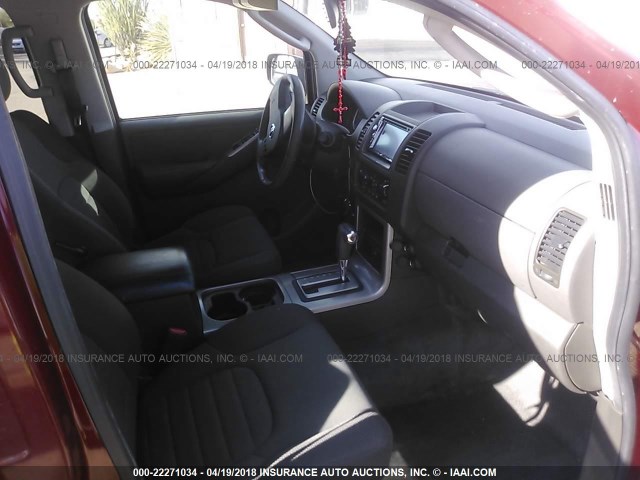 5N1AR18U18C627898 - 2008 NISSAN PATHFINDER S/LE/SE RED photo 5