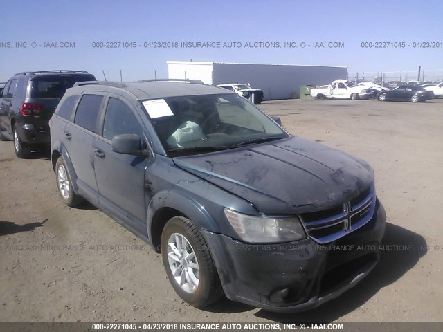 3C4PDCBB2ET130553 - 2014 DODGE JOURNEY SXT BLUE photo 1