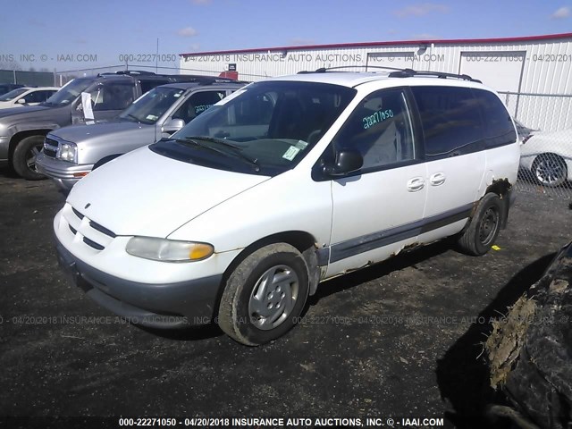 2B4GP45R0YR851836 - 2000 DODGE CARAVAN SE/SPORT WHITE photo 2