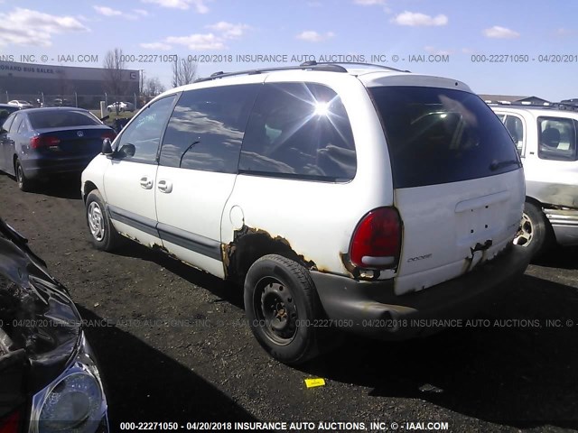 2B4GP45R0YR851836 - 2000 DODGE CARAVAN SE/SPORT WHITE photo 3