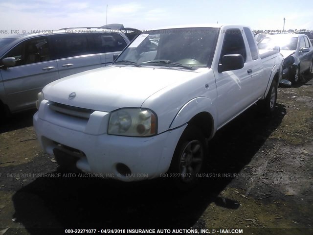 1N6DD26T84C468918 - 2004 NISSAN FRONTIER KING CAB XE WHITE photo 2