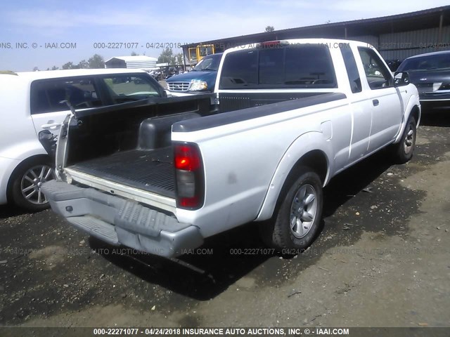 1N6DD26T84C468918 - 2004 NISSAN FRONTIER KING CAB XE WHITE photo 4