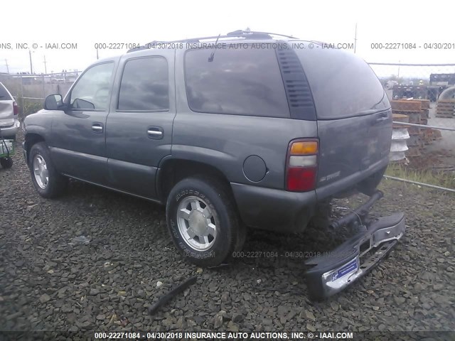 1GNEK13T81J305115 - 2001 CHEVROLET TAHOE K1500 GRAY photo 3