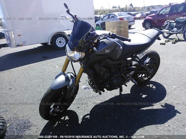 JYARN33EXFA006856 - 2015 YAMAHA FZ09 GRAY photo 2