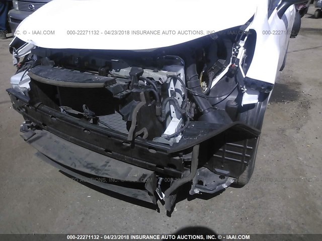 3N1CE2CP3FL446130 - 2015 NISSAN VERSA NOTE S/S PLUS/SV/SL/SR WHITE photo 6