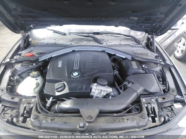 WBA3R1C56FK193328 - 2015 BMW 435 I BLACK photo 10