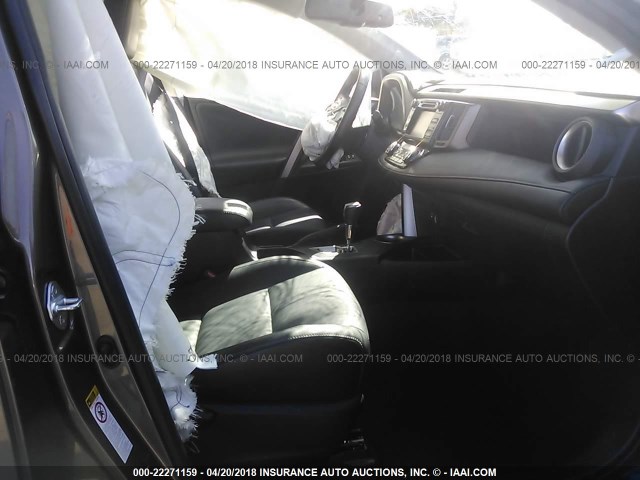 JTMDFREV5FD155668 - 2015 TOYOTA RAV4 LIMITED Qızıl foto 5