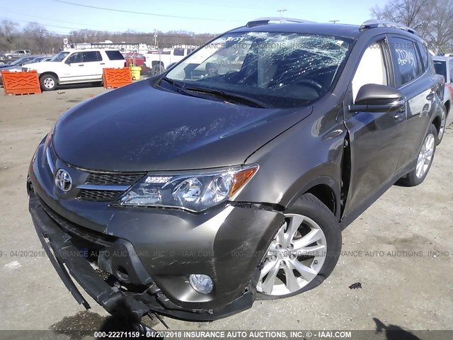 JTMDFREV5FD155668 - 2015 TOYOTA RAV4 LIMITED Qızıl foto 6