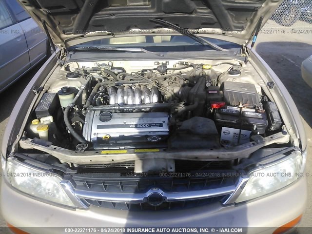 JN1CA21D6WM907136 - 1998 NISSAN MAXIMA GLE/GXE/SE BROWN photo 10