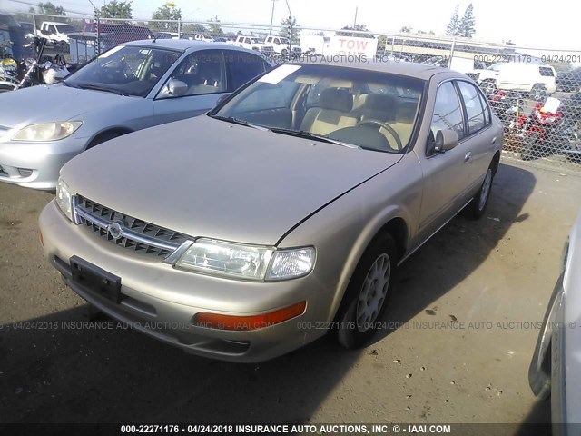 JN1CA21D6WM907136 - 1998 NISSAN MAXIMA GLE/GXE/SE BROWN photo 2