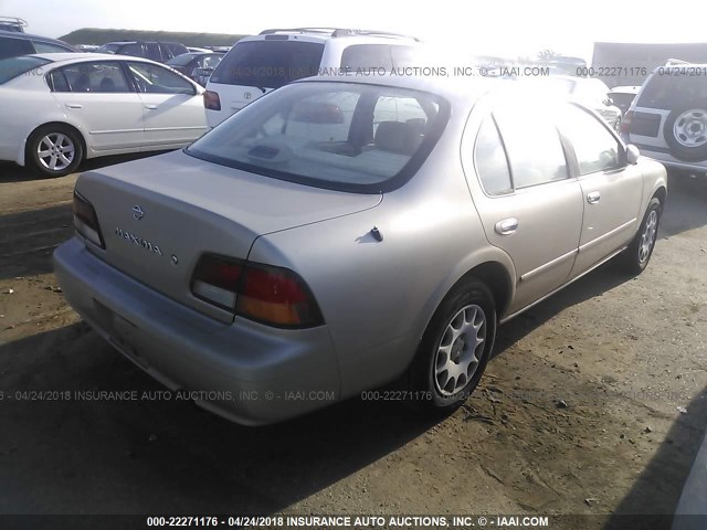 JN1CA21D6WM907136 - 1998 NISSAN MAXIMA GLE/GXE/SE BROWN photo 4