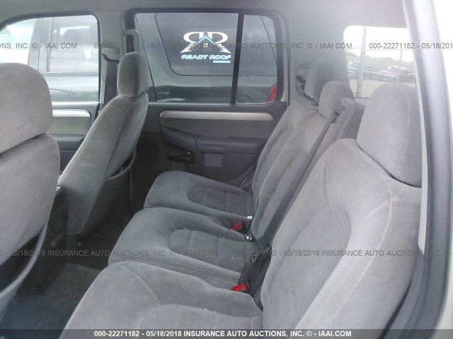 1FMZU73K34ZA15574 - 2004 FORD EXPLORER XLT/XLT SPORT/NBX SILVER photo 8