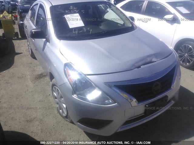 3N1CN7AP2FL955240 - 2015 NISSAN VERSA S/S PLUS/SV/SL SILVER photo 6