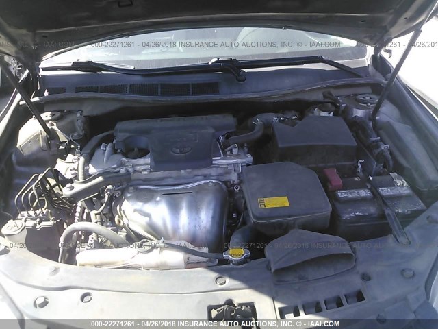 4T1BF1FK5FU934321 - 2015 TOYOTA CAMRY LE/XLE/SE/XSE GRAY photo 10