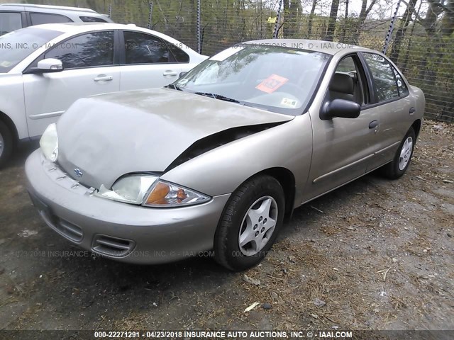 1G1JC524027440022 - 2002 CHEVROLET CAVALIER CNG GOLD photo 2