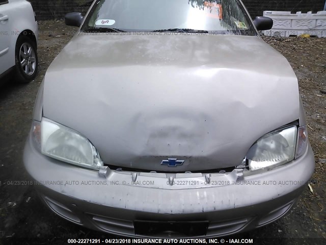 1G1JC524027440022 - 2002 CHEVROLET CAVALIER CNG GOLD photo 6