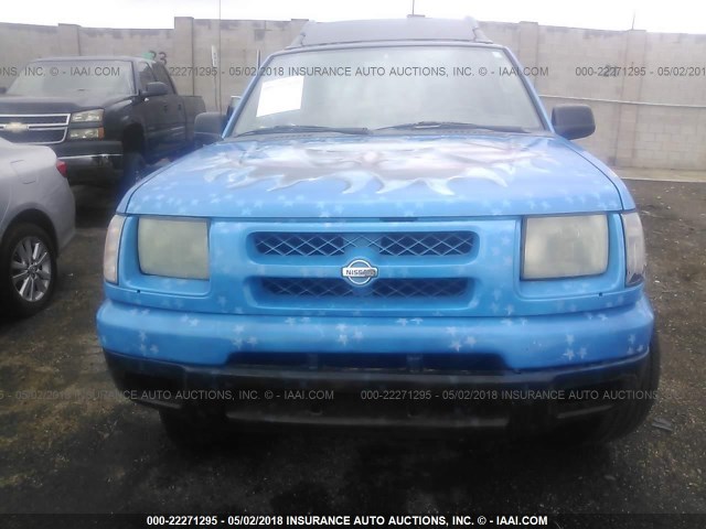 5N1ED28Y11C505878 - 2001 NISSAN XTERRA XE/SE BLUE photo 6