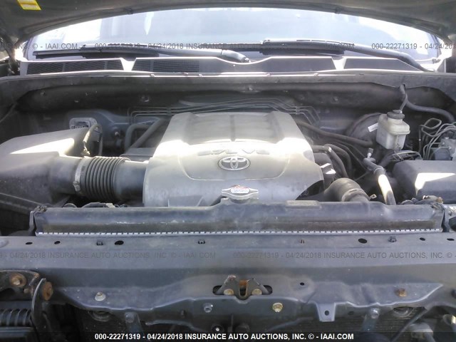 5TBBV54147S457498 - 2007 TOYOTA TUNDRA DOUBLE CAB SR5 GRAY photo 10