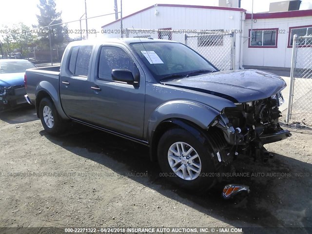 1N6AD0ER3JN722130 - 2018 NISSAN FRONTIER S/SV/SL/PRO-4X GRAY photo 1