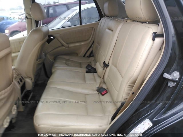 4JGAB54E72A344600 - 2002 MERCEDES-BENZ ML 320 BROWN photo 8