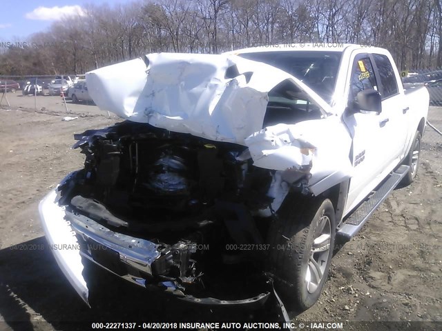 1C6RR7LT6FS663458 - 2015 RAM 1500 SLT WHITE photo 6